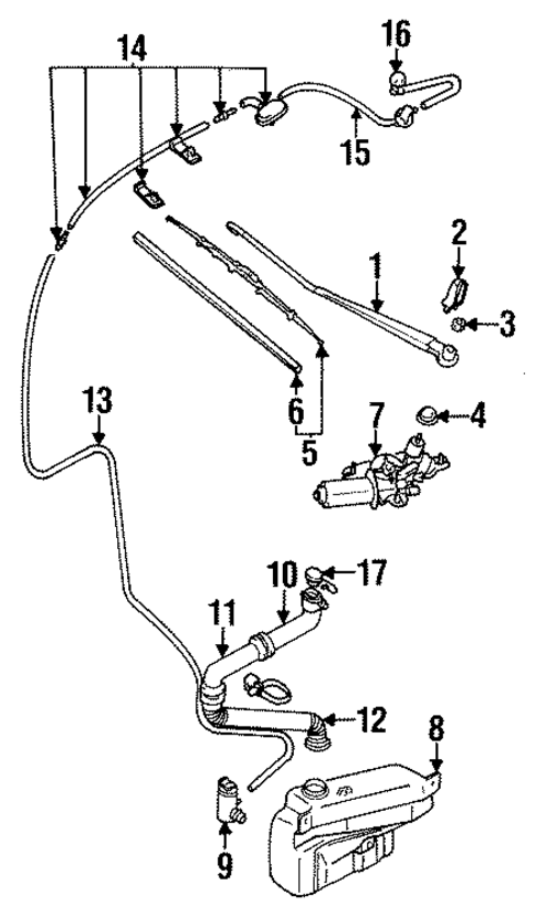 Wipers for 1996 Mitsubishi Eclipse #0