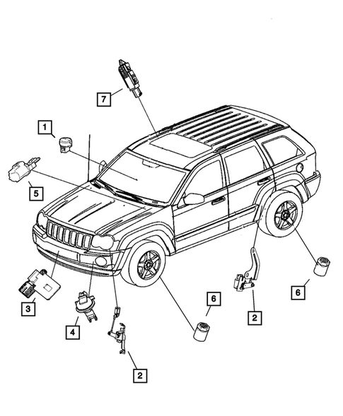 Sensors for 2009 Jeep Grand Cherokee #0