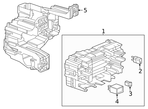 Fuse & Relay for 2022 Cadillac CT4 #1