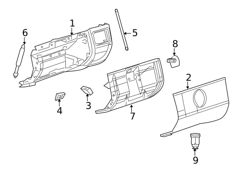 Instrument Panel for 2007 Chrysler Crossfire #1