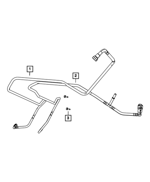 Fuel Lines for 2010 Jeep Wrangler #1