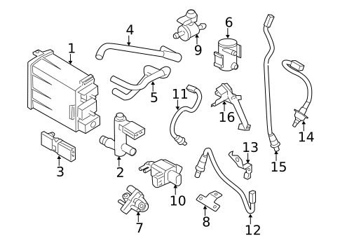 Emission Components for 2023 Nissan TITAN #11