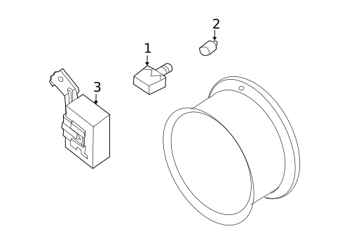 Tire Pressure Monitor Components for 2012 Nissan Altima #2