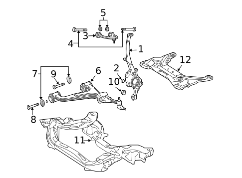 Suspension Components for 2004 Mercedes-Benz E 55 AMG® #0