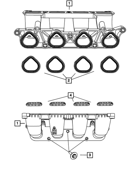 Manifolds and Vacuum Fittings for 2010 Chrysler PT Cruiser #2