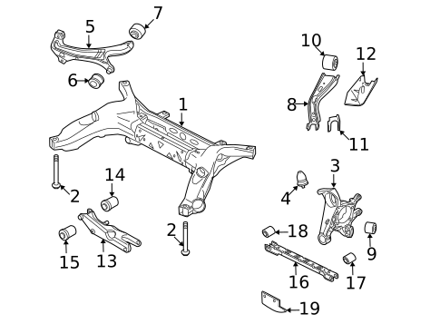 Rear Suspension for 2008 Mercury Sable #2