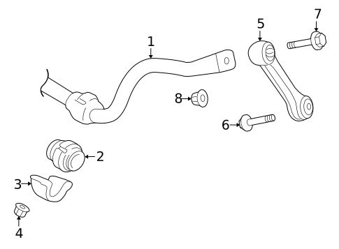 Stabilizer Bar & Components for 2025 Audi A5 Sportback #0