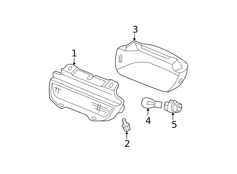 Bulbs - Chassis for 2005 Honda Element #3