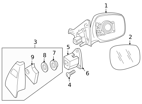 Mirrors for 1996 Land Rover Range Rover #0