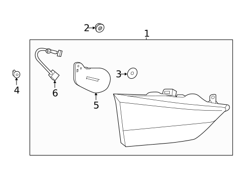 Backup Lamps for 2020 Lexus RX450hL #1