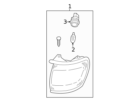 Bulbs - Chassis for 1997 Nissan Pathfinder #1
