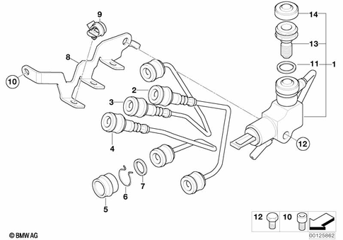Mechanical-Hydraulic Components for 2002 BMW-Motorrad K 1200 LT #0
