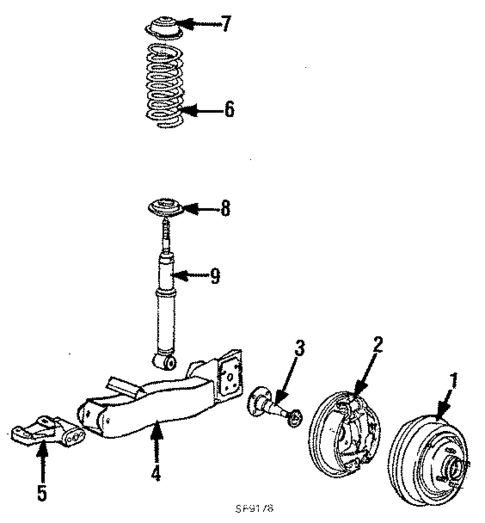 Rear Suspension for 1984 Dodge Charger #0