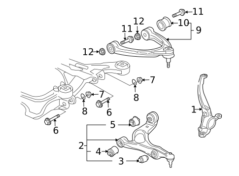Suspension Components for 2013 Audi Q7 #1