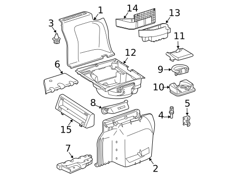 Interior Trim - Rear Body for 2009 Mercedes-Benz E63 AMG #2