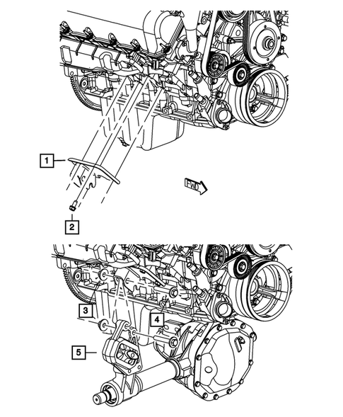 Engine Mounting for 2008 Dodge Dakota #1