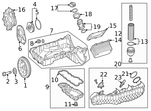 Engine Parts for 2020 Mercedes-Benz GLC 63 AMG® #1