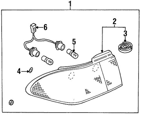 Bulbs - Chassis for 1995 Nissan Sentra #0