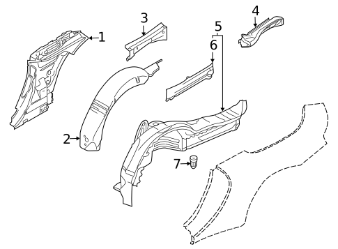 Inner Structure for 2012 Porsche 911 #1