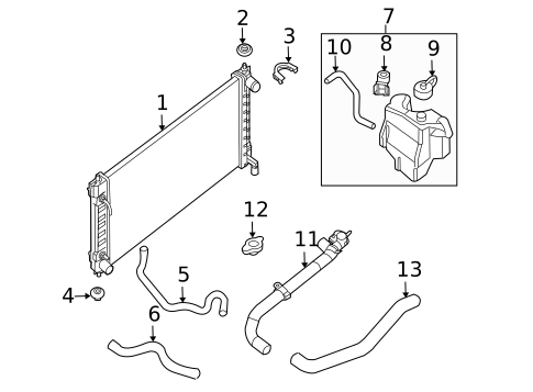 Cooling System for 2009 Nissan Altima #1