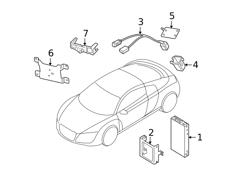 Electrical Components for 2011 Audi R8 #1