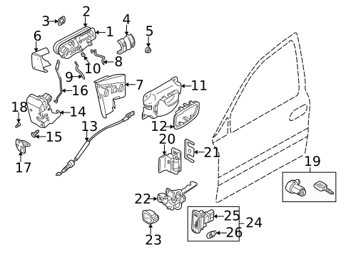 Door for 2002 Volvo S80 #0