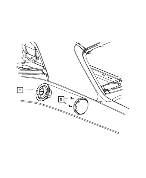 Aperture Panel and Pillar Supports for 2016 Dodge Challenger #3