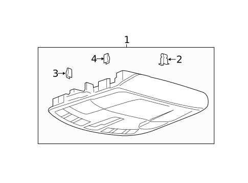 Overhead Console for 2018 Lincoln MKC #0