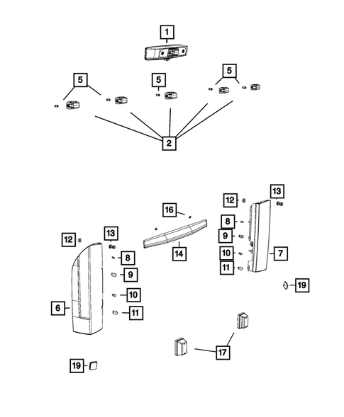Lamps-Interior and Exterior for 2014 Ram ProMaster 3500 #0