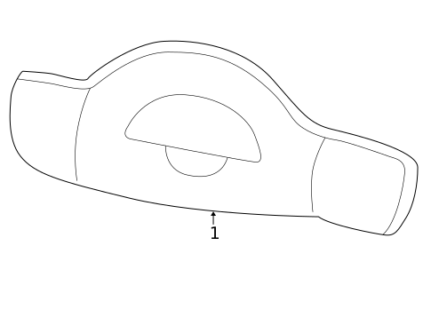 License Lamps for 1997 Chevrolet Corvette #0