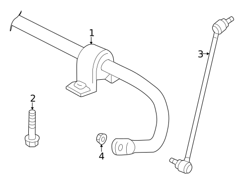 Stabilizer Bar & Components for 2019 Volkswagen Tiguan #7