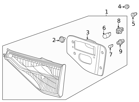 Bulbs - Chassis for 2014 Honda Odyssey #4