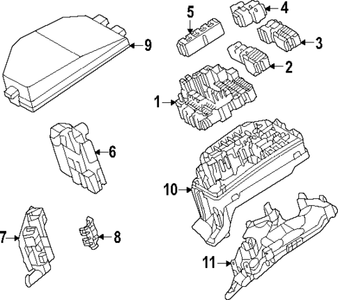 Fuse & Relay for 2023 Toyota Prius #0