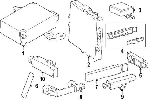 Tire Pressure Monitor Components for 2025 Toyota Crown Signia #1