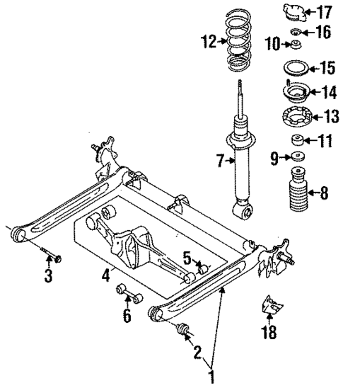 Rear Suspension for 1998 Nissan 200SX #0