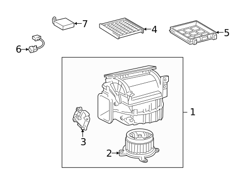 Condenser, Compressor & Lines for 2011 Lexus GS450h #1