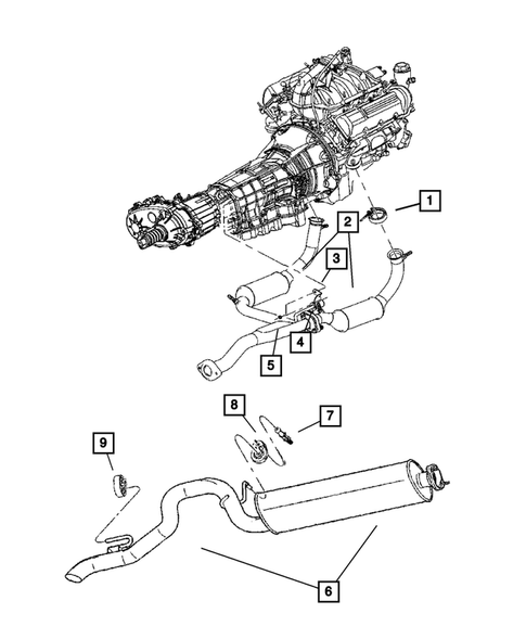 Exhaust System for 2004 Jeep Liberty #2
