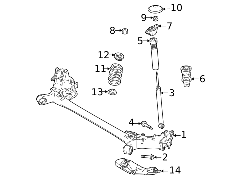 Rear Suspension for 2023 Mazda 3 #5