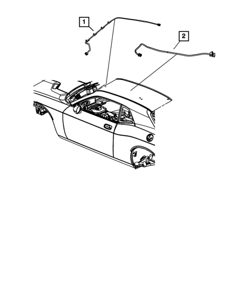 Wiring-Body and Accessories for 2010 Dodge Challenger #3