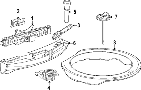 Jack & Components for 2025 GMC Acadia #0