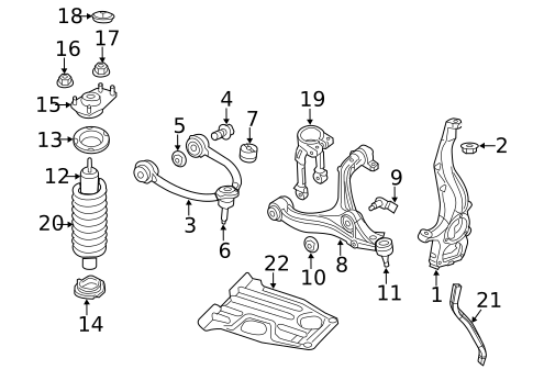 Suspension Components for 2014 Jeep Grand Cherokee #0