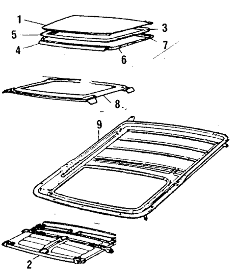 Sunroof for 1985 Saab 900 #0