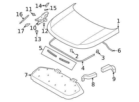 Hood & Components for 2022 Land Rover Range Rover #7