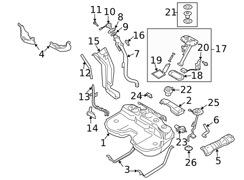Senders for 2004 Subaru Forester #0
