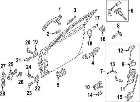 Front Door for 2023 Genesis G80 #0