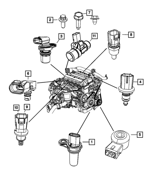 Sensors for 2010 Dodge Caliber #0