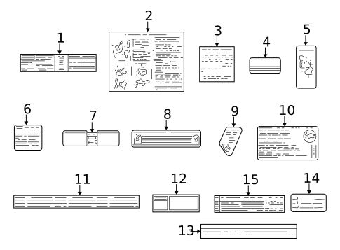 Labels for 2002 Pontiac Aztek #0