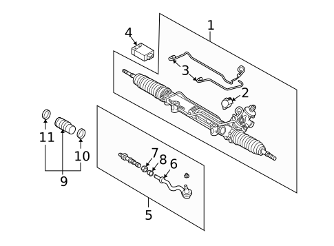 Steering Gear & Linkage for 2009 BMW X3 #0