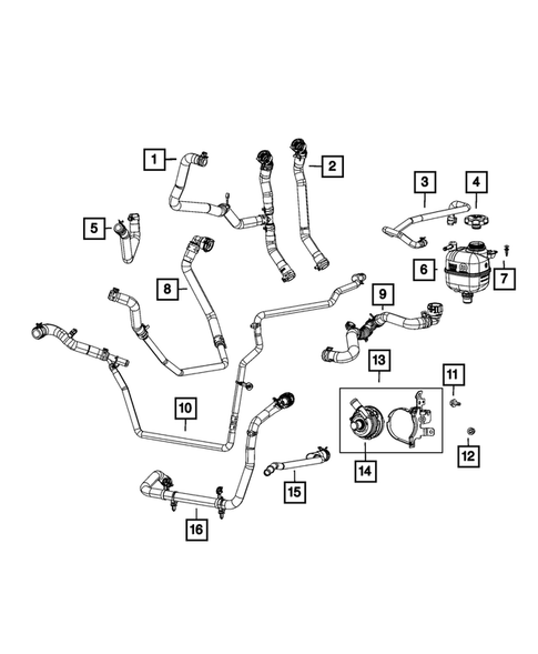 Radiator and Related Parts; Charge Air Cooler for 2019 Jeep Wrangler #3