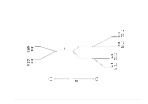 Fiber Optical Cable Wiring Harness (D2B and Most) for 1999 Mercedes-Benz SLK230 #1